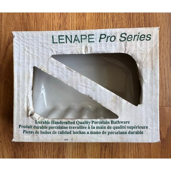 Lenape 1975-01 white tub soap dish - Professional series. - Picture 1 of 10